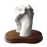 Fai una scultura 3D delle tue mani, tutto il materiale necessario per fare stampe 3D regalo perfetto (Fino a 2 mani (con base), Tu&Yo)