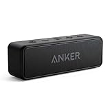 Speaker Bluetooth Portatile Anker SoundCore 2 con suono stereo 12W, Bluetooth 5, BassUp, impermeabile IPX7, 24h di autonomia, associazione stereo WiFi, cassa...