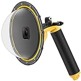 Dome Port per GoPro Hero 7 6 5: Porta GoPro Subacquea Custodia Impermeabile per Gopro Hero 7 Black 5 6 2018 Action cam Diving Fotografia Protettiva Case...