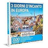 smartbox - Cofanetto Regalo 3 Giorni d'incanto in Europa - Idea Regalo Originale - Due Notti con Colazione per 2 Persone