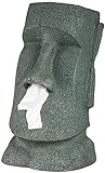 Rotary Hero Moai Carta del Tessuto Dispenser Scatola Tovagliolo Supporto della scatola del tessuto cosmetici - Per cucina bagno camera da letto - Rettangolare -...