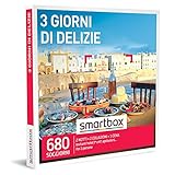 smartbox - Cofanetto Regalo 3 Giorni di delizie - Idea Regalo Originale - 2 Notti con Colazione e 1 Cena per 2 Persone