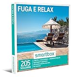 Smartbox - Fuga e Relax Cofanetto Regalo Coppia, 1 Notte con Colazione e 1 Momento Relax per 2 Persone, Idee Regalo Originale