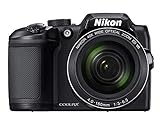 Nikon Coolpix B500 Fotocamera Digitale Compatta, 16 Megapixel, Zoom 40X, VR, LCD Inclinabile 3', FULL HD, Bluetooth, Wi-Fi, Nero