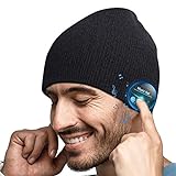 Cappello Bluetooth Idee Regalo Uomo - Cappello Uomo Donna Invernali, Berretto Bluetooth 5.0 Musica Cappello Migliori Regali Natale, Cappello Sportivo da Esterno...
